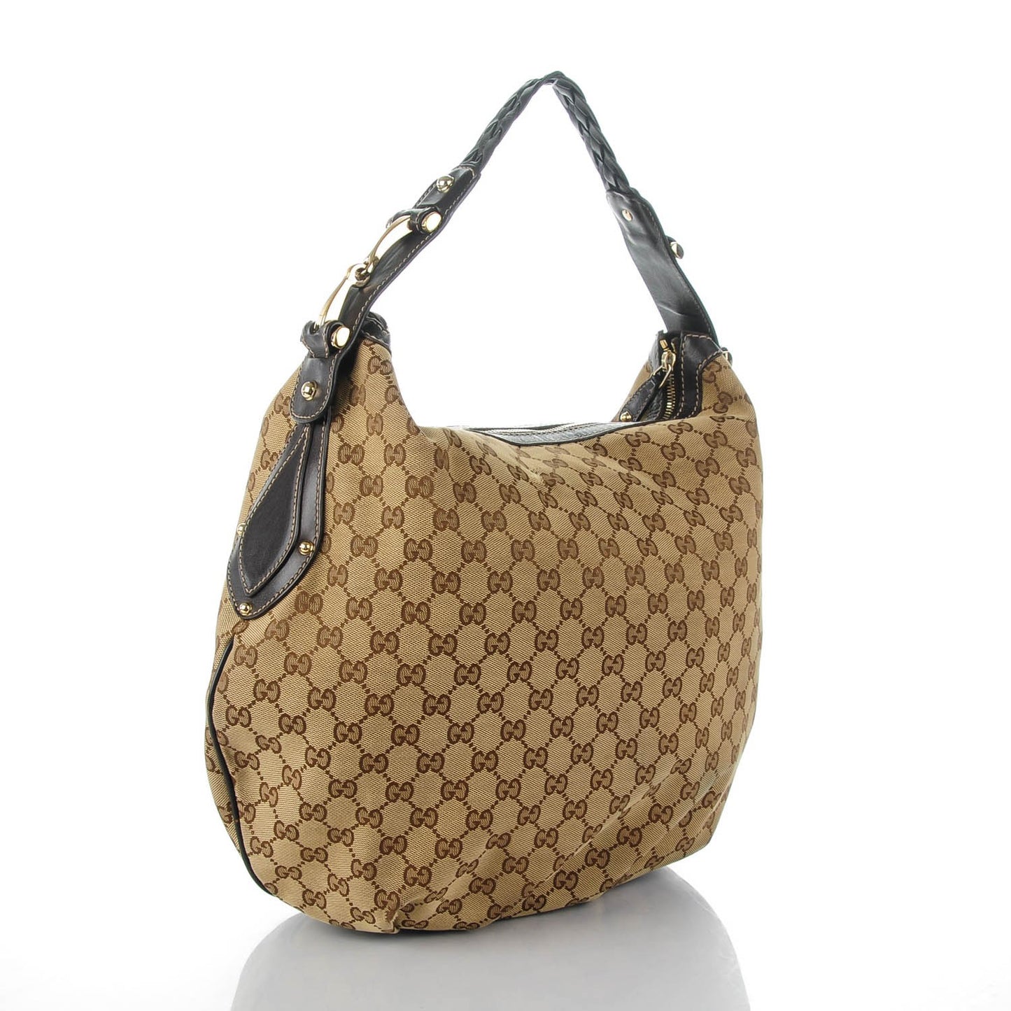 Monogram Medium Pelham Hobo Dark Brown