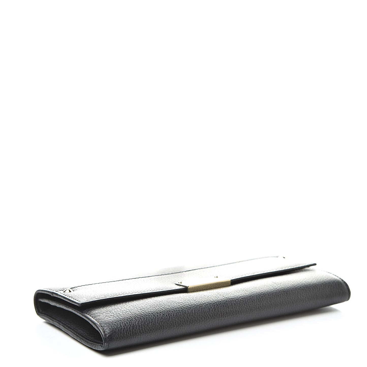 Calfskin Reese Clutch Wallet Black