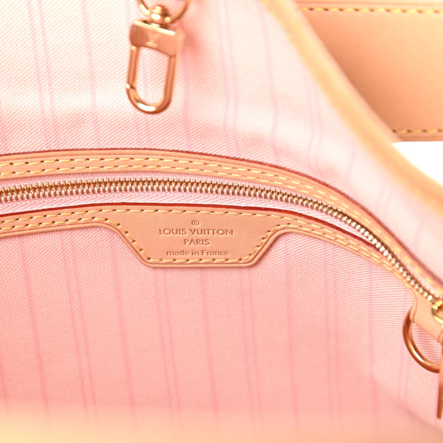 Louis Vuitton Damier Azur Delightful MM Rose Ballerine 8 of 10