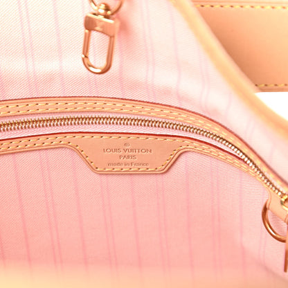 Louis Vuitton Damier Azur Delightful MM Rose Ballerine 8 of 10