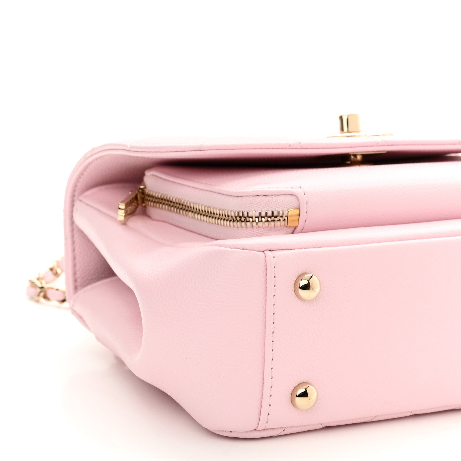 Chanel Caviar Quilted Small Business Affinity Flap Light Pink 9 of 11