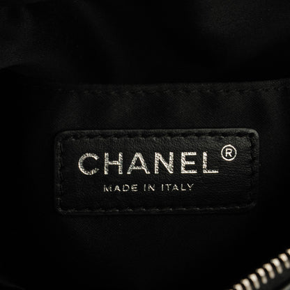 Chanel Lambskin Quilted Banane Waist Bag Fanny Pack Black 5 of 8