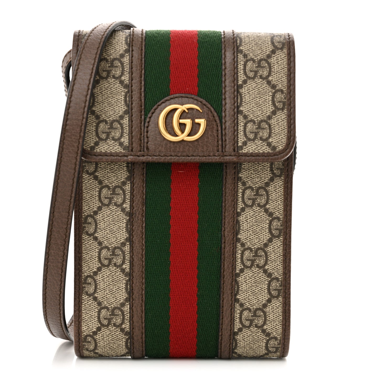 GG Supreme Monogram Web Mini Ophidia Crossbody Bag Beige New Acero