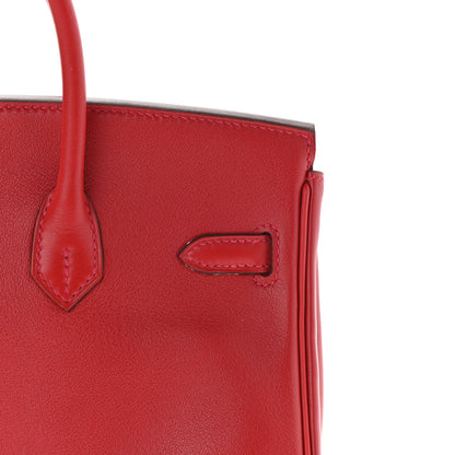 Hermes Swift Birkin 25 Vermillion 10 of 36