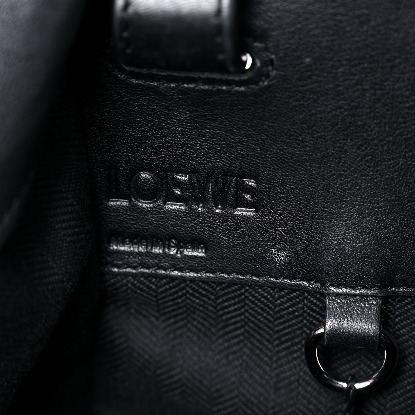Calfskin Small Hammock Shoulder Bag Black