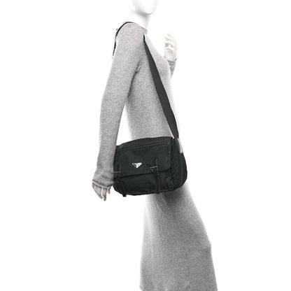 Prada Nylon Vela Sport Messenger Bag Black 2 of 9