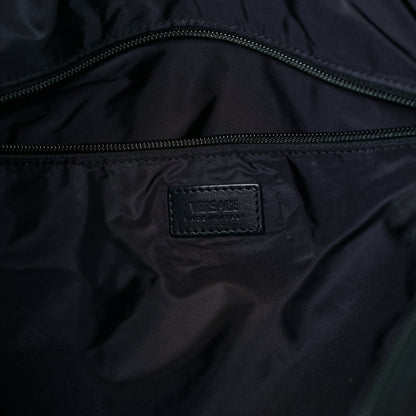 Versace Nylon La Greca Logo Tote Black 6 of 11