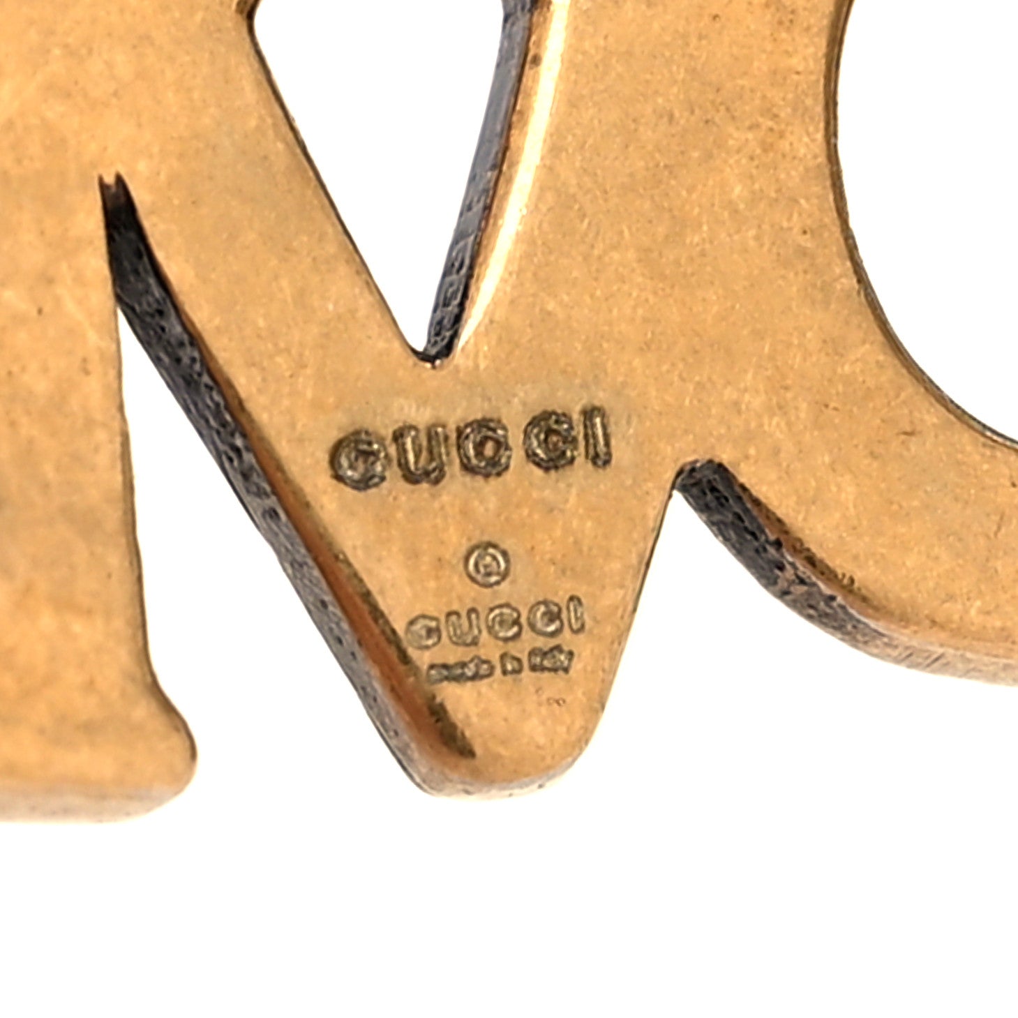 Gucci Gold Crystal Loved Ear Cuff Earring Multicolor 4 of 4