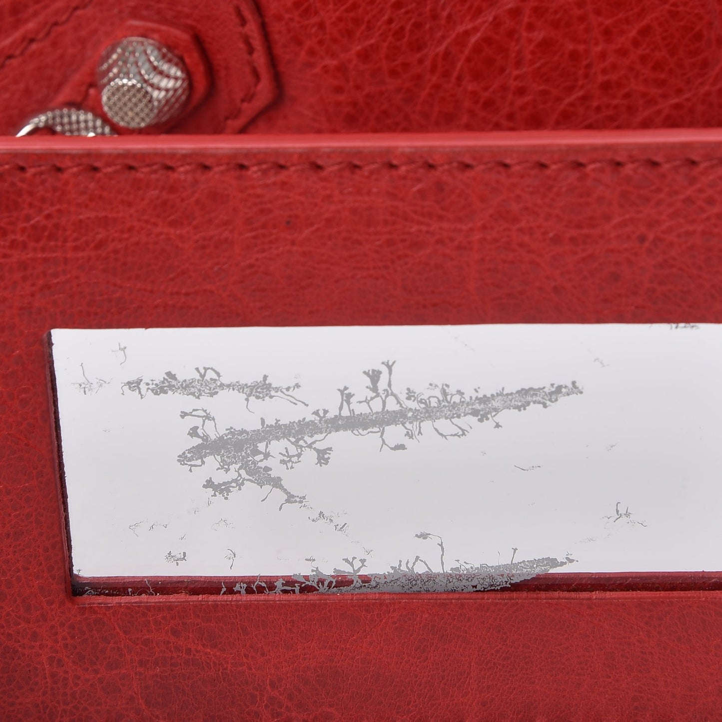 Agneau Giant 12 Silver Hardware City Coquelicot