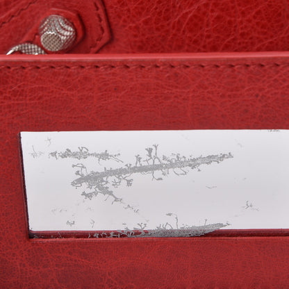 Balenciaga Agneau Giant 12 Silver Hardware City Coquelicot 8 of 8