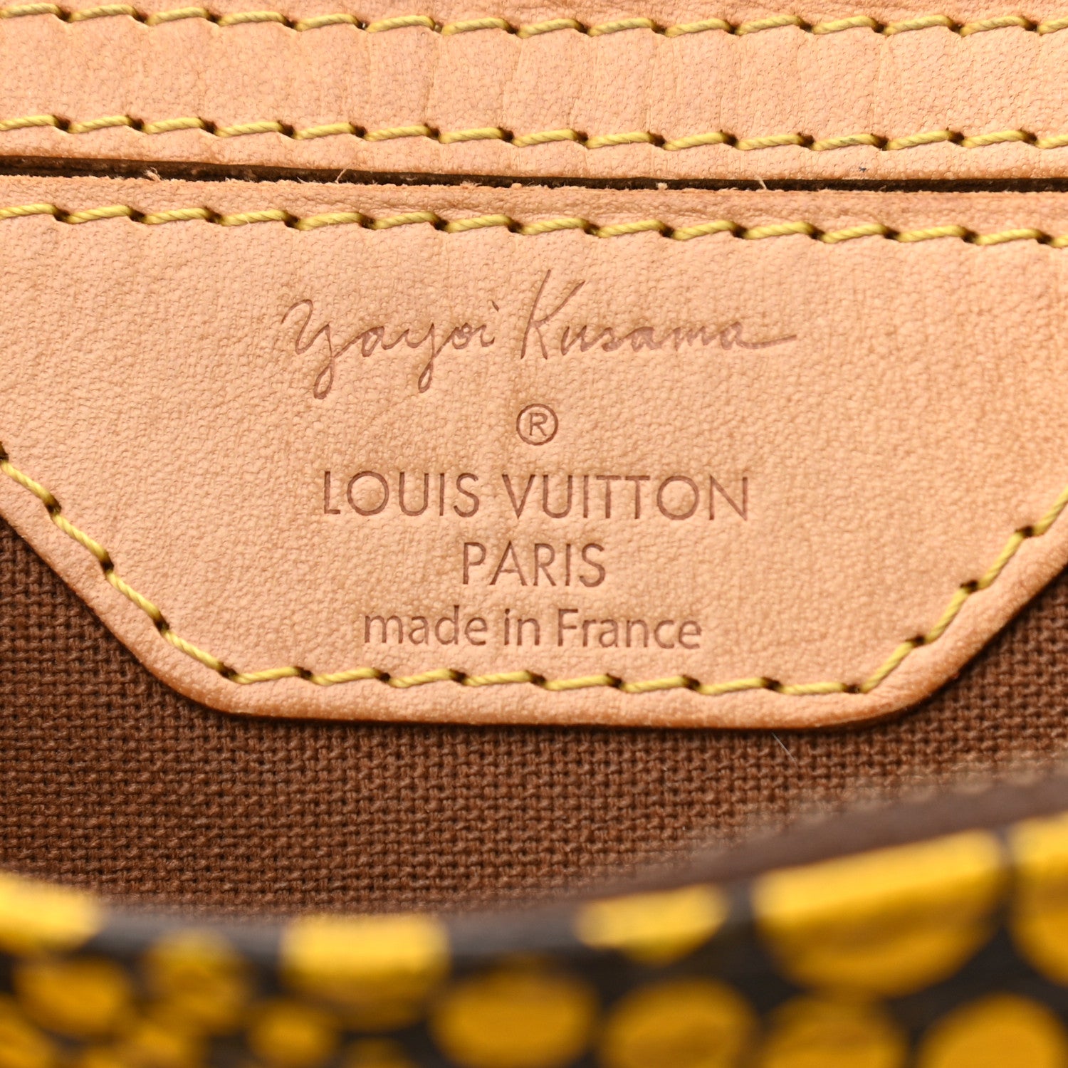 Louis Vuitton Monogram Kusama Town Speedy 30 Yellow 5 of 10