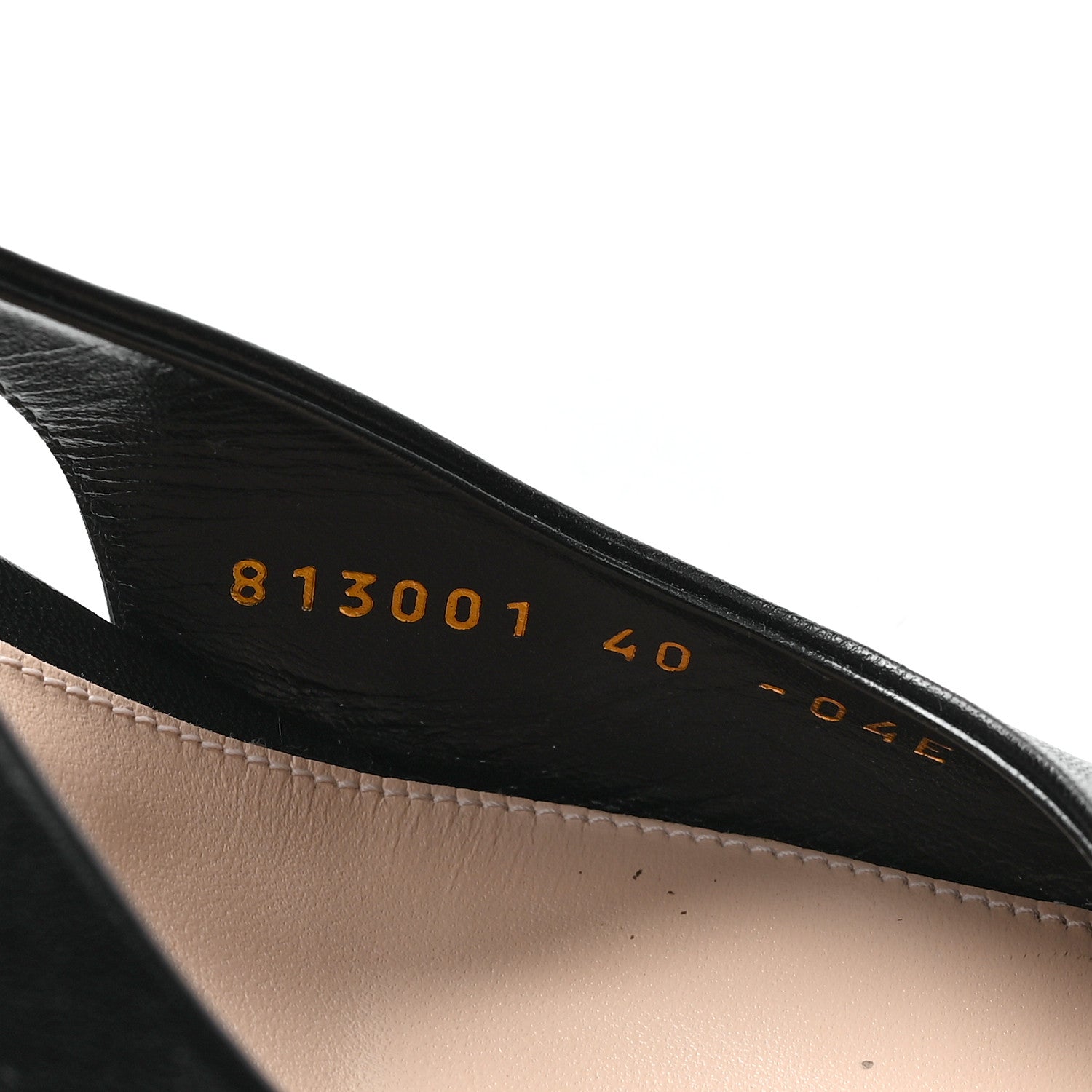 Gucci Malaga Kid 85mm Slingback Pumps 40 Black 9 of 10