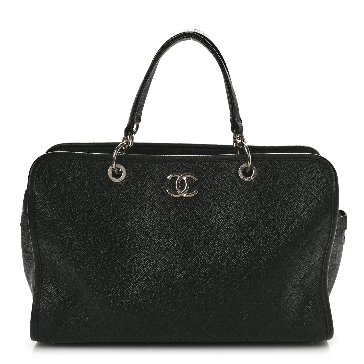 Chanel Caviar Stitched Shopping Tote Black 1 of 12