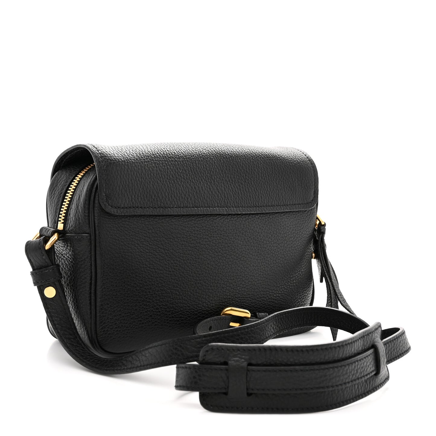 Vitello Phenix Crossbody Bag Black