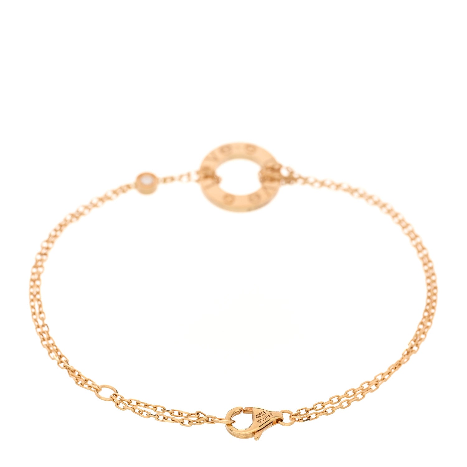 Cartier 18K Yellow Gold Diamond LOVE Bracelet 2 of 4