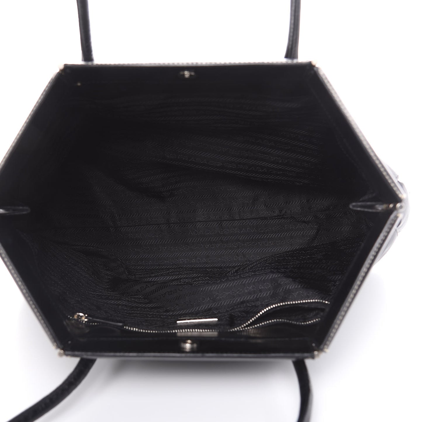 Tessuto Nylon Soft Calf Tote Black