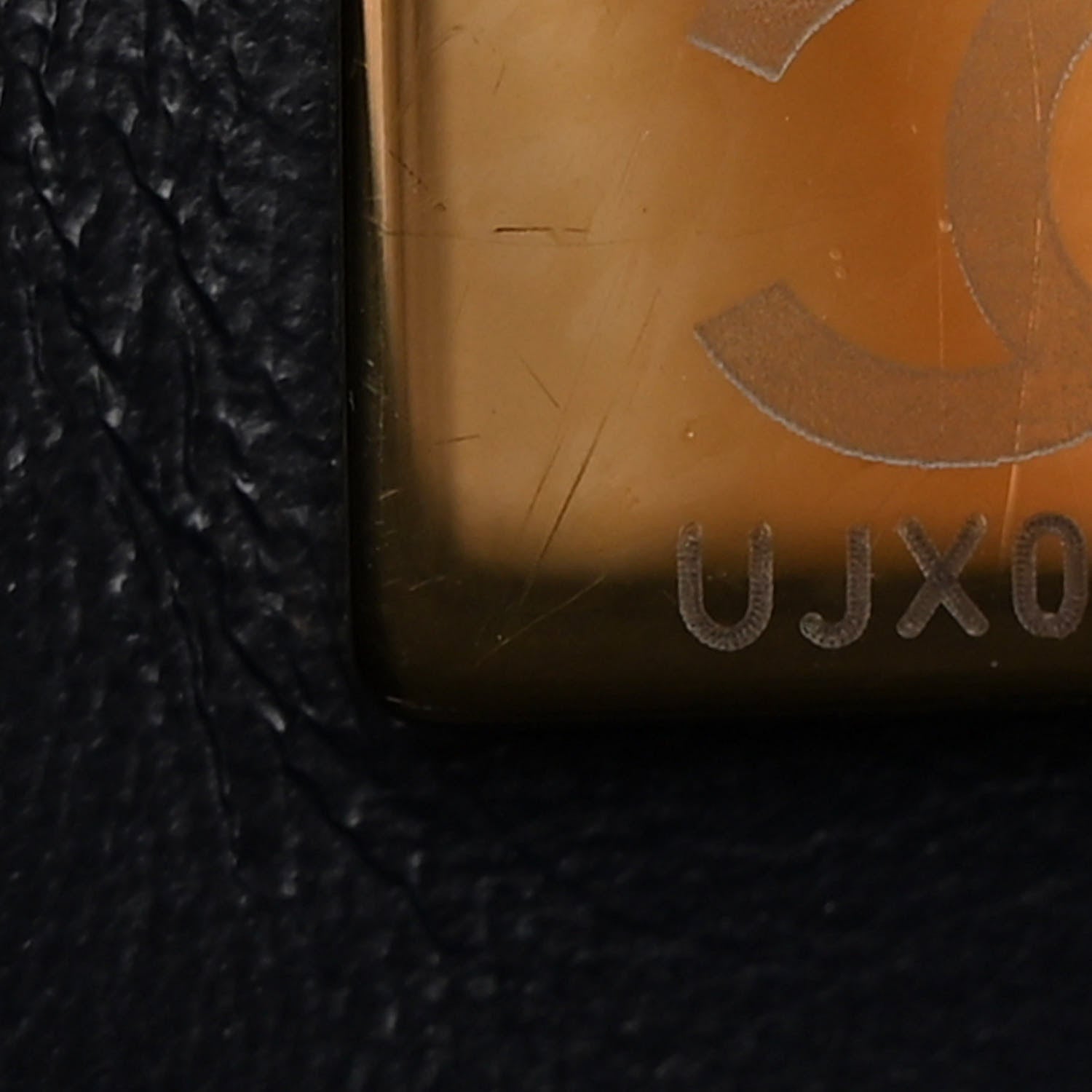 Chanel Caviar Quilted Small Shopping Tote Navy Blue 8 of 11