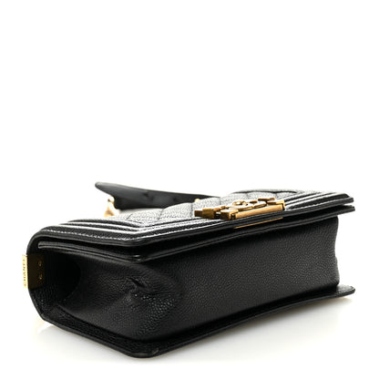 Chanel Caviar Quilted Small Boy Flap Black 4 of 11