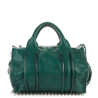 Alexander Wang Pebbled Lambskin Inside Out Rocco Dark Mosaic Rhodium Hardware 1 of 6