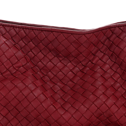 Bottega Veneta Nappa Intrecciato Parachute Bag Cassis 8 of 13