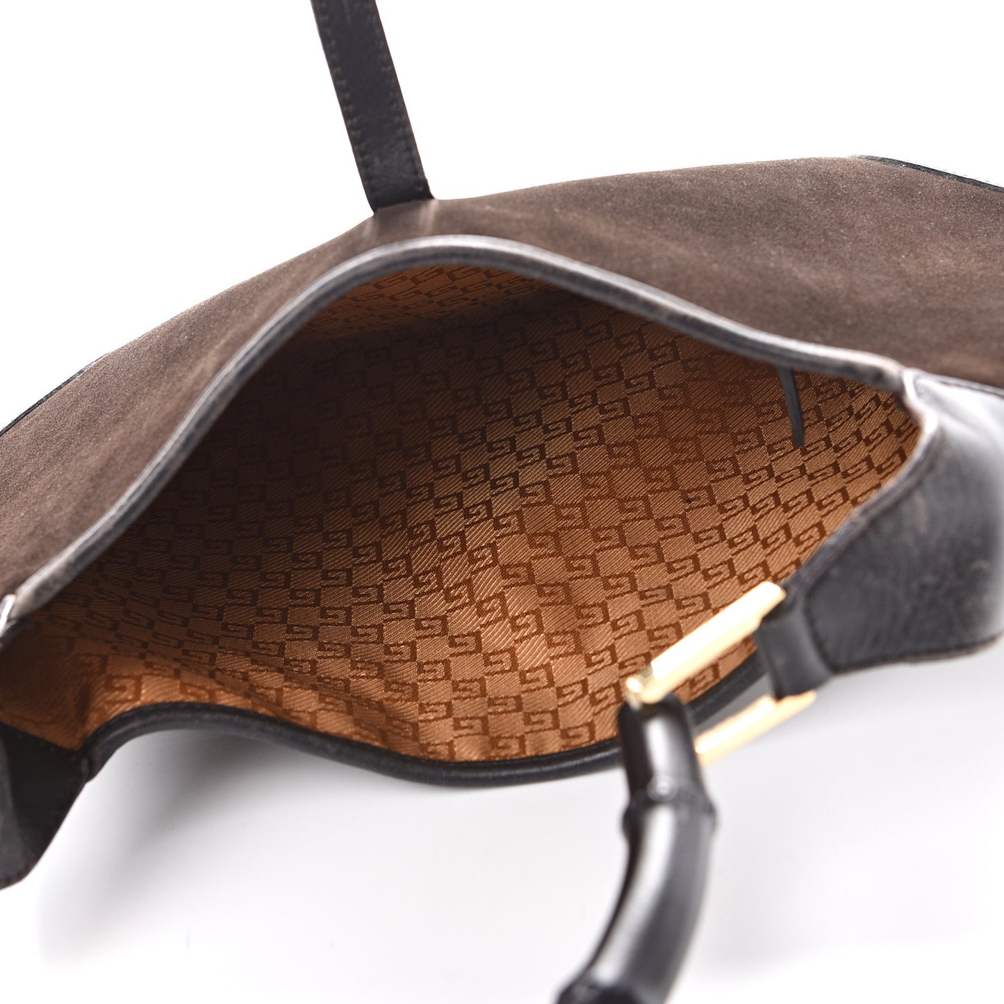 Suede Small Jackie O Hobo Dark Brown