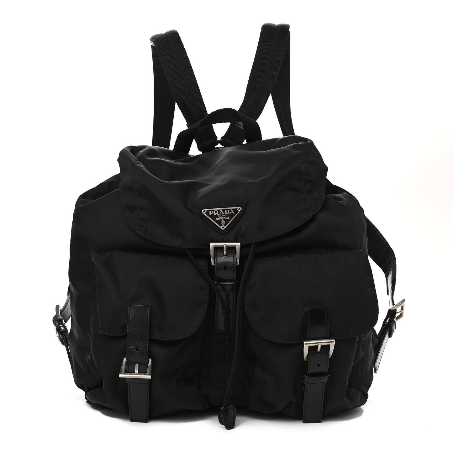 Tessuto Nylon Vela Small Backpack Black