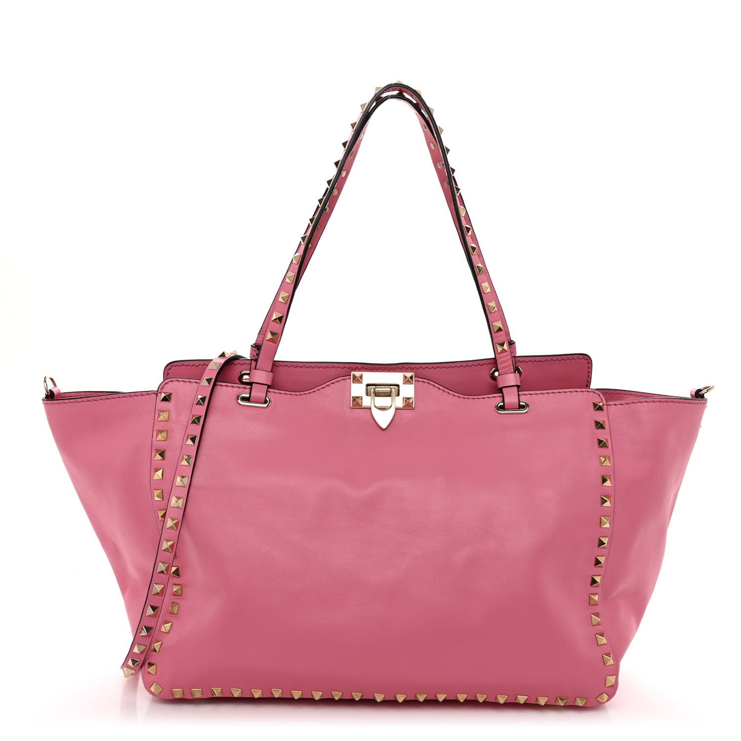 Vitello Medium Rockstud Tote Ninphea