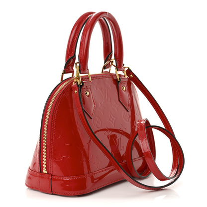 Louis Vuitton Vernis Alma BB Cherry 3 of 11