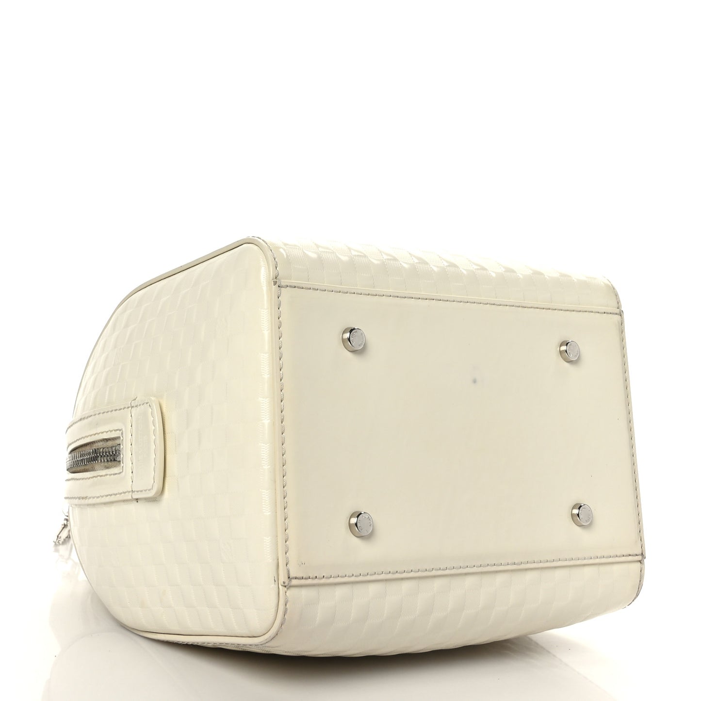 Damier Facette Speedy Cube PM Cream