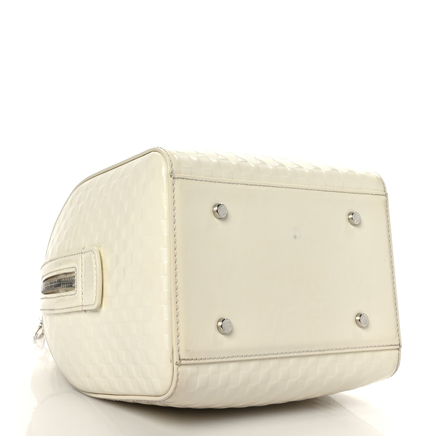 Louis Vuitton Damier Facette Speedy Cube PM Cream 4 of 13
