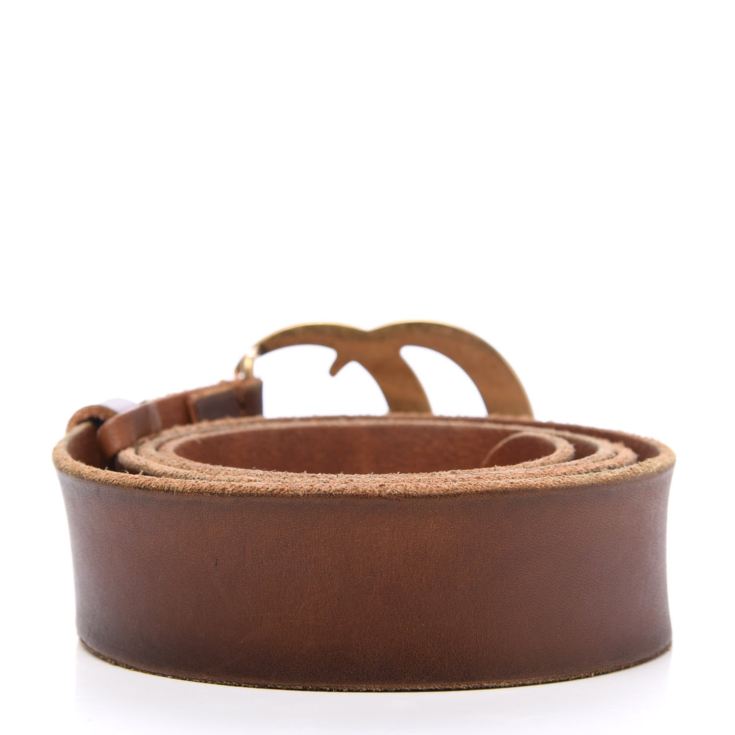 Gucci Faded Calfskin Double G 40mm Belt 105 42 Cuir 2 of 7