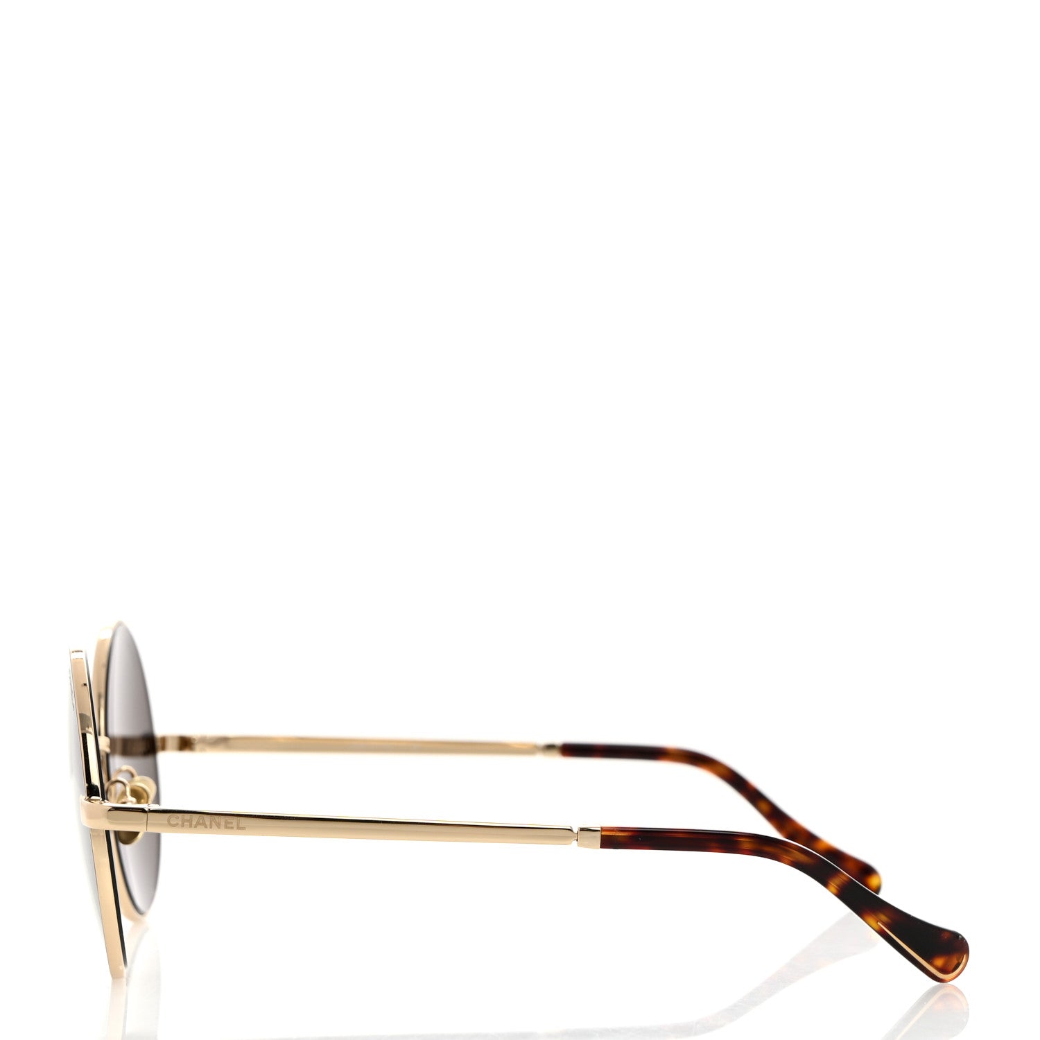 Chanel Round Sunglasses 4268 Gold 3 of 8