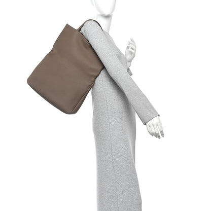 The Row Matte Grained Calfskin Everett Tote Taupe 2 of 9