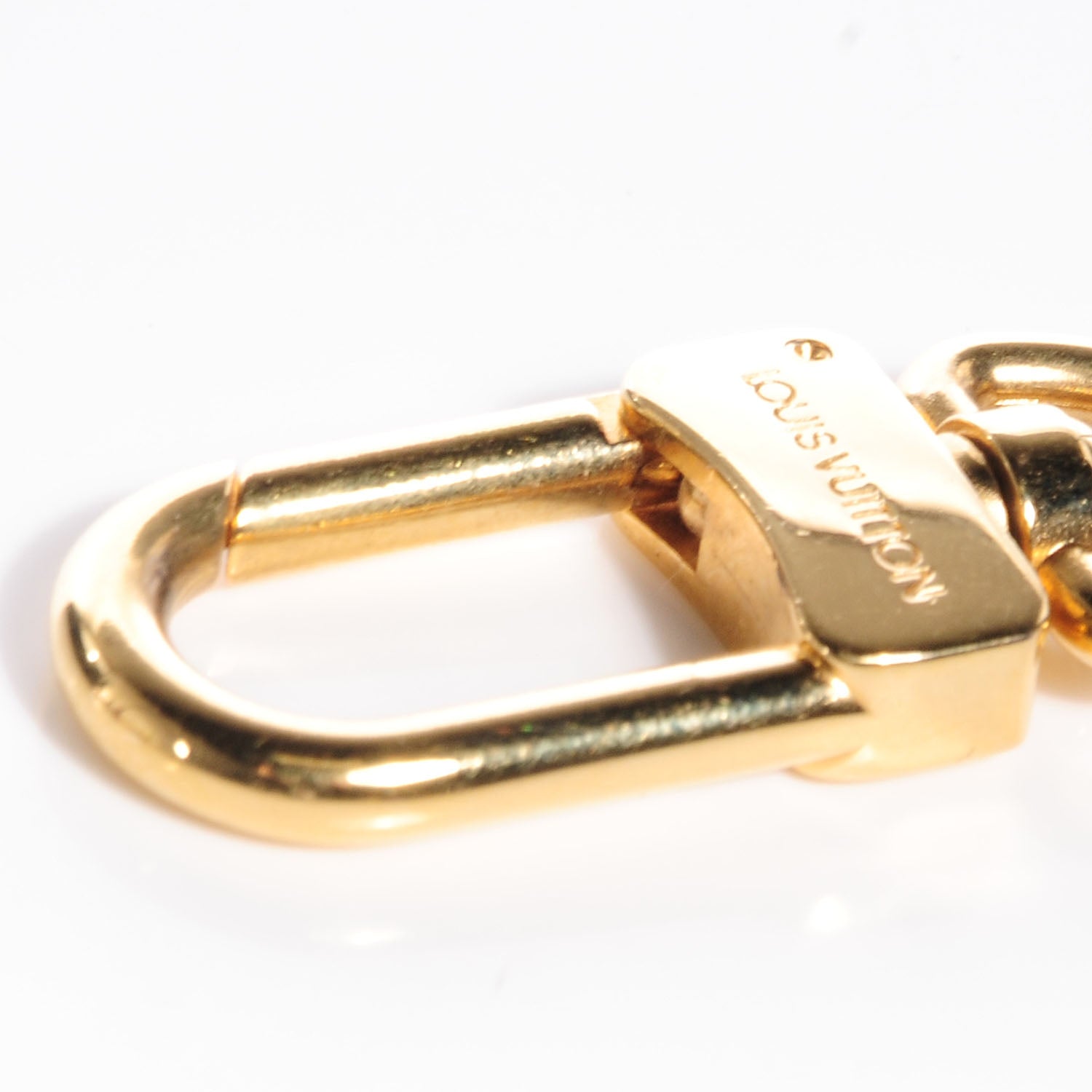 Louis Vuitton Pochette Extender Key Ring Gold 5 of 7