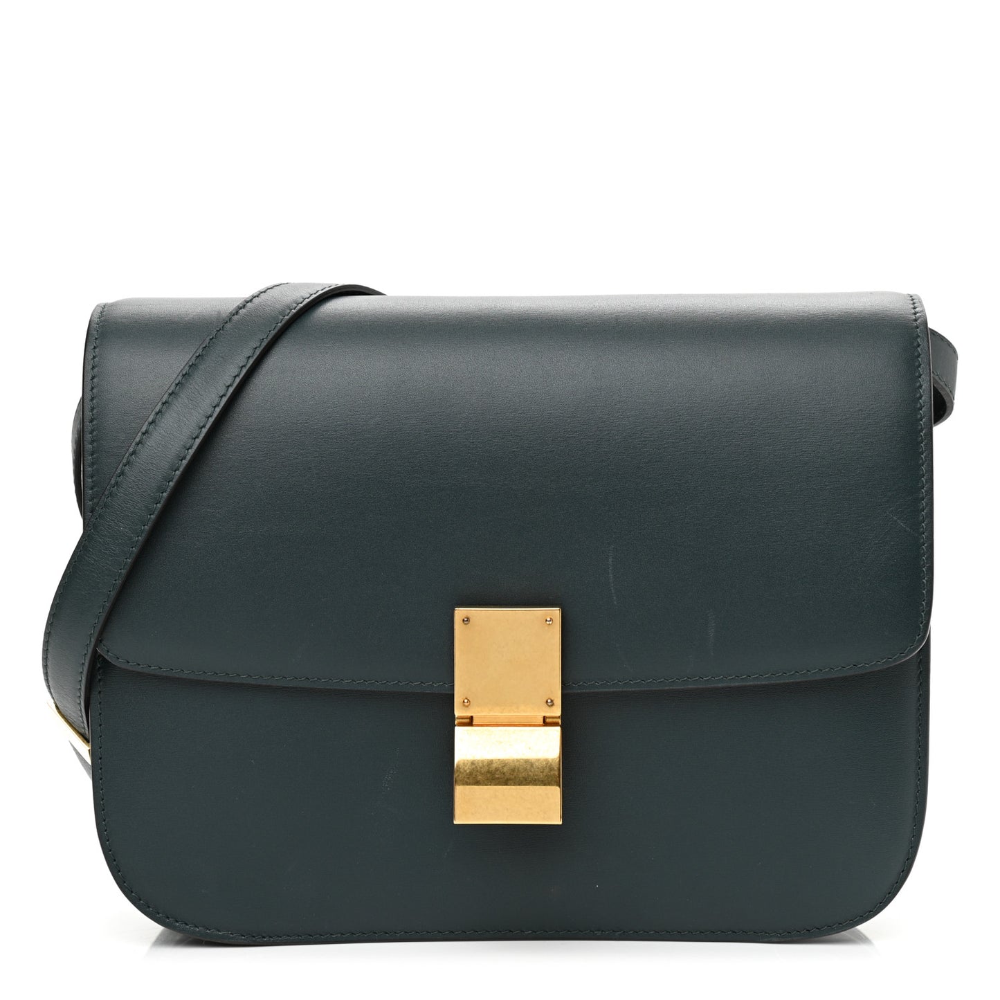 Box Calfskin Medium Classic Box Flap Bag Amazone