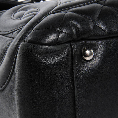 Chanel Calfskin Quilted Large Cambon Flap Black 6 of 9