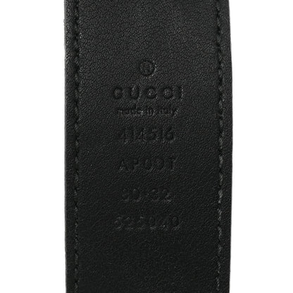 Gucci Calfskin Double G 30mm Belt 80 32 Black 5 of 8