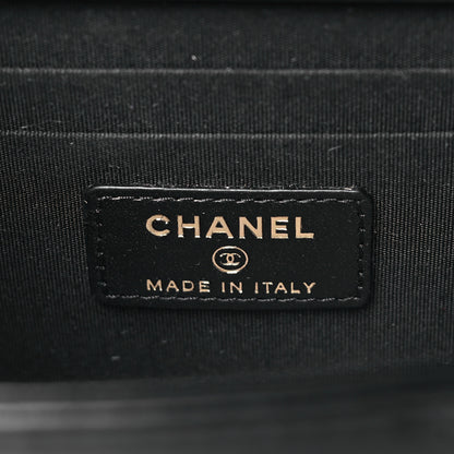 Chanel Lambskin Quilted Mini Trendy CC Chain Wallet Black 6 of 10