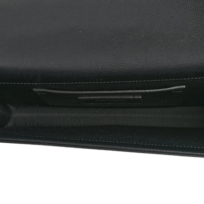 Saint Laurent Grain De Poudre Classic Monogram Kate Clutch Black 5 of 8