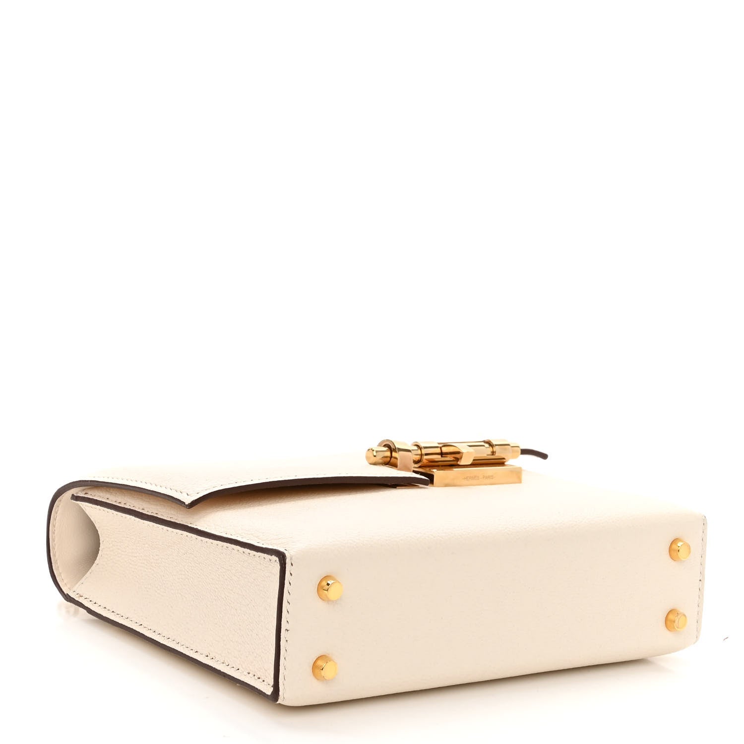Hermes Chevre Mysore Mini Verrou Chaine Bag Nata 4 of 11