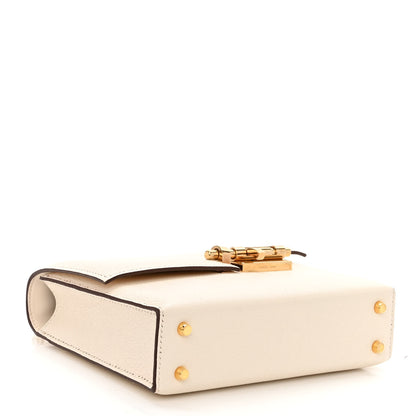 Hermes Chevre Mysore Mini Verrou Chaine Bag Nata 4 of 11