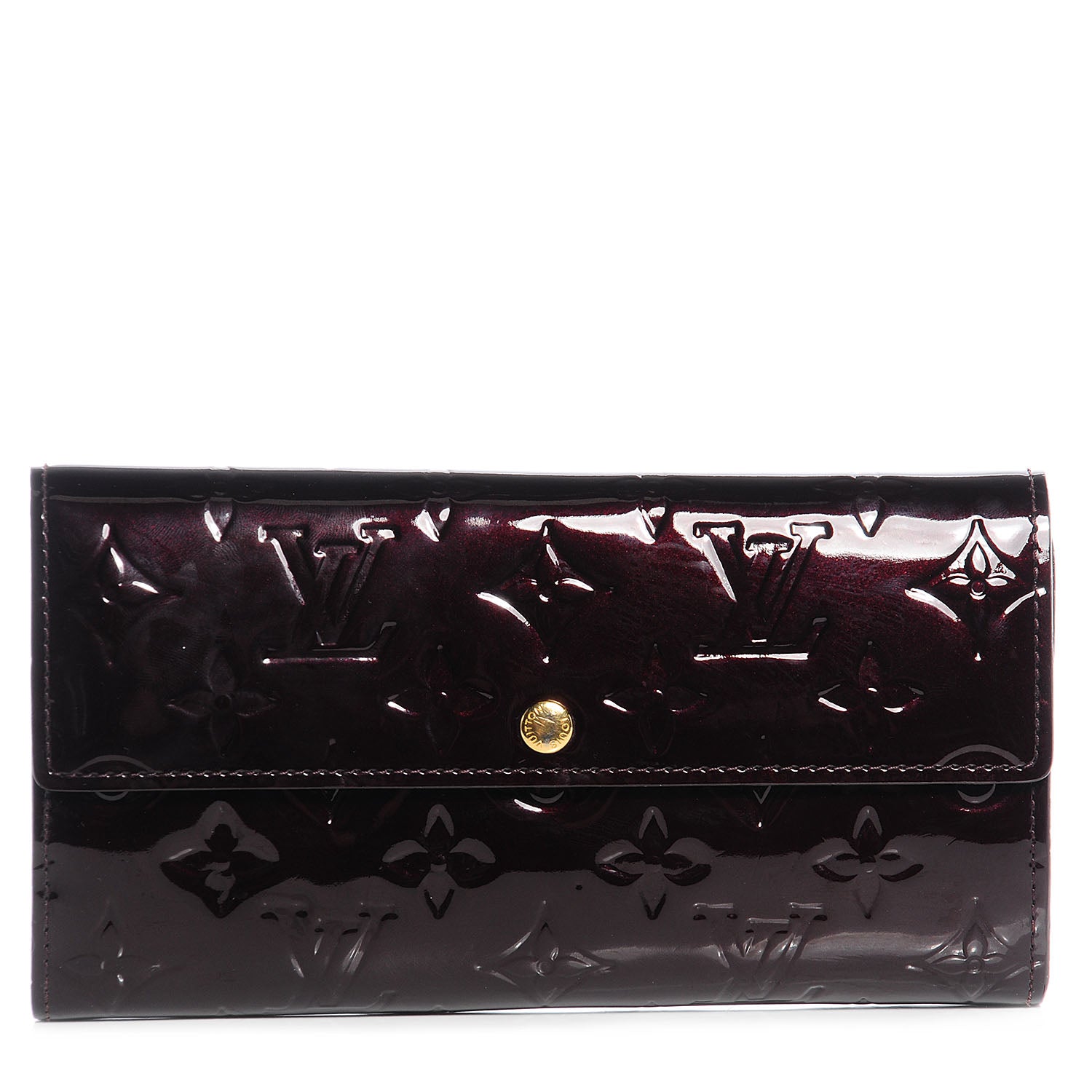 Louis Vuitton Vernis Sarah Wallet Amarante 1 of 7