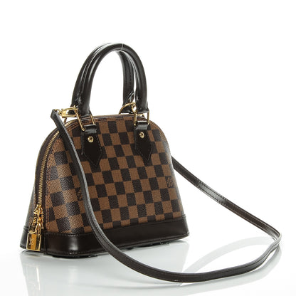 Louis Vuitton Damier Ebene Alma BB 3 of 8