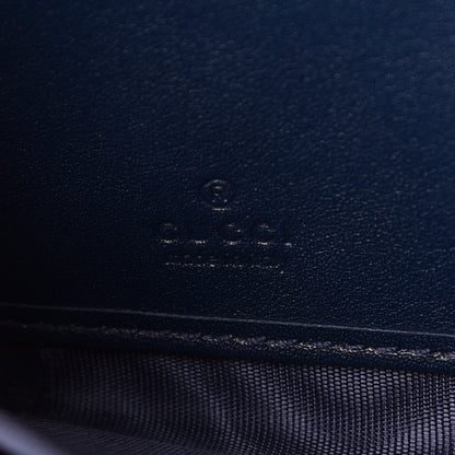 Gucci X MLB Guccissima Signature NY Yankees Embroidered Zip Around Wallet Royale Ivory 8 of 9
