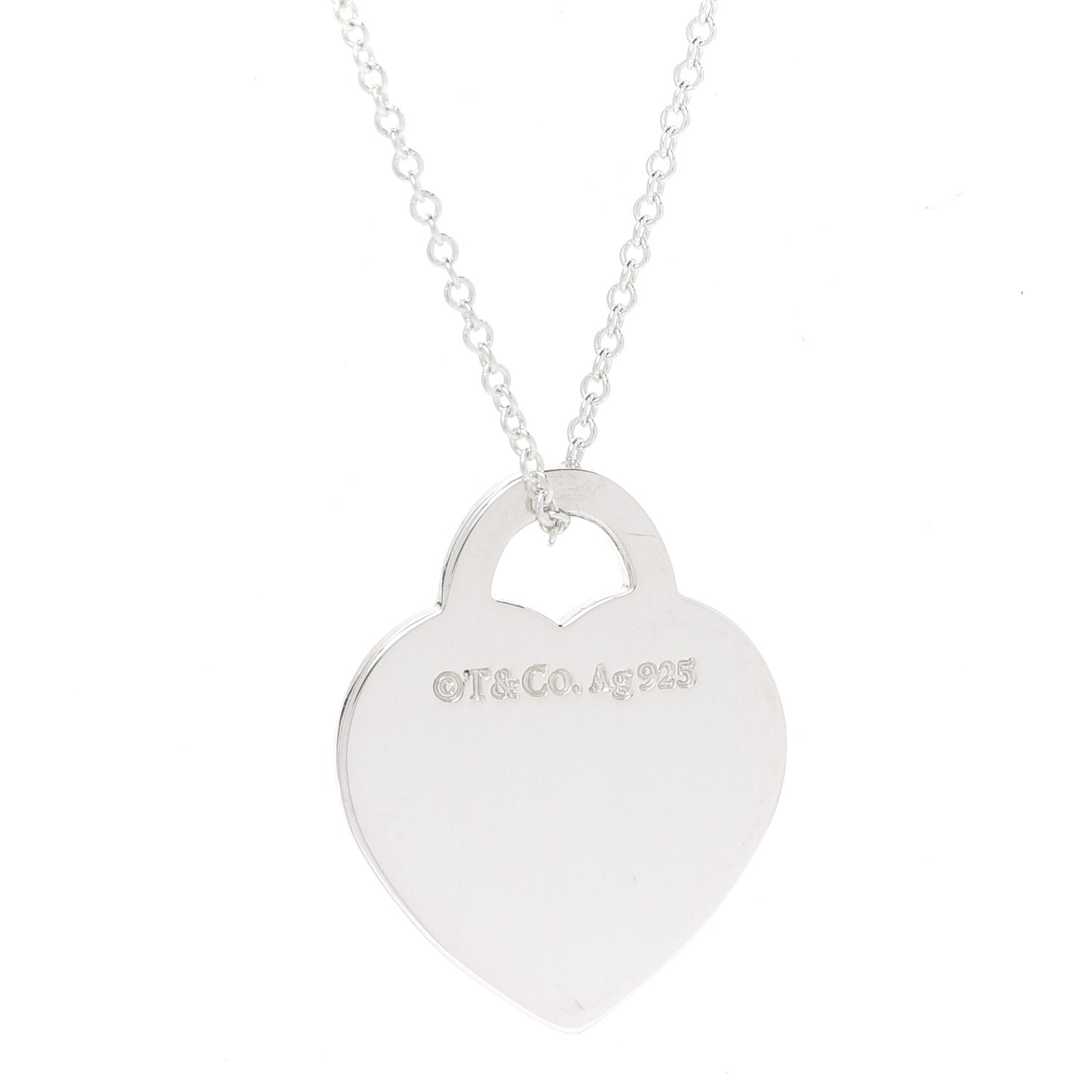 Sterling Silver Small Return to Tiffany Heart Pendant Necklace
