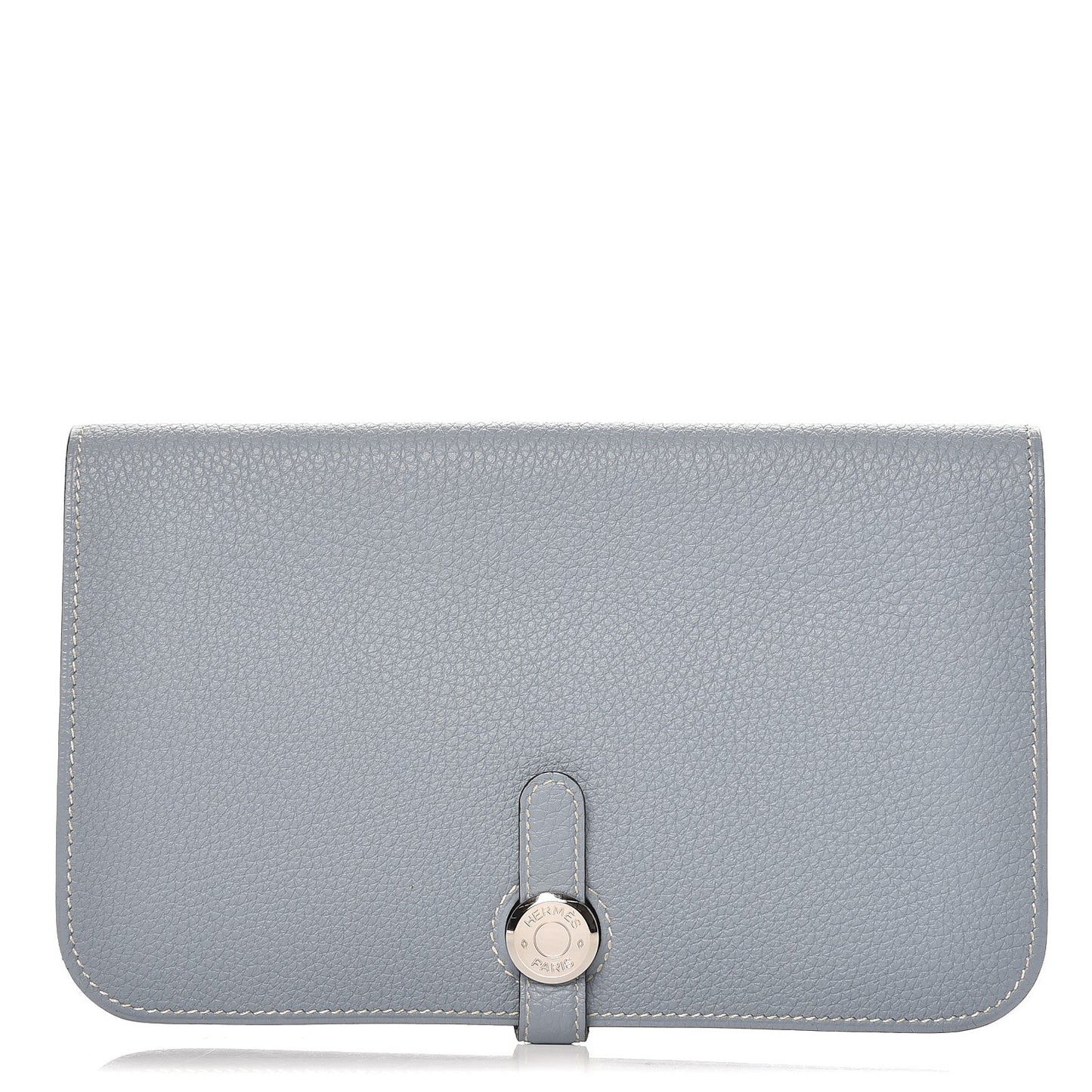 Togo Dogon Duo Wallet Bleu Lin