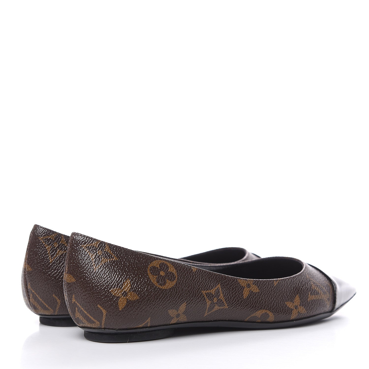 Louis Vuitton Patent Monogram Fetish Ballerina Flats 34.5 4 of 9