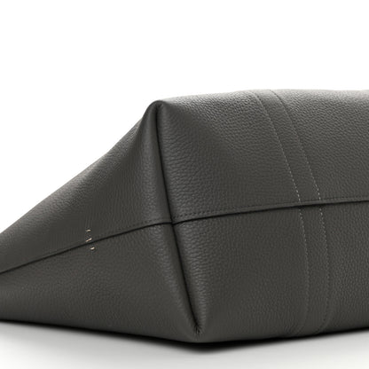 Moynat Taurillon Gex Calfskin Duo Reversible Tote Greige Zinc 15 of 19