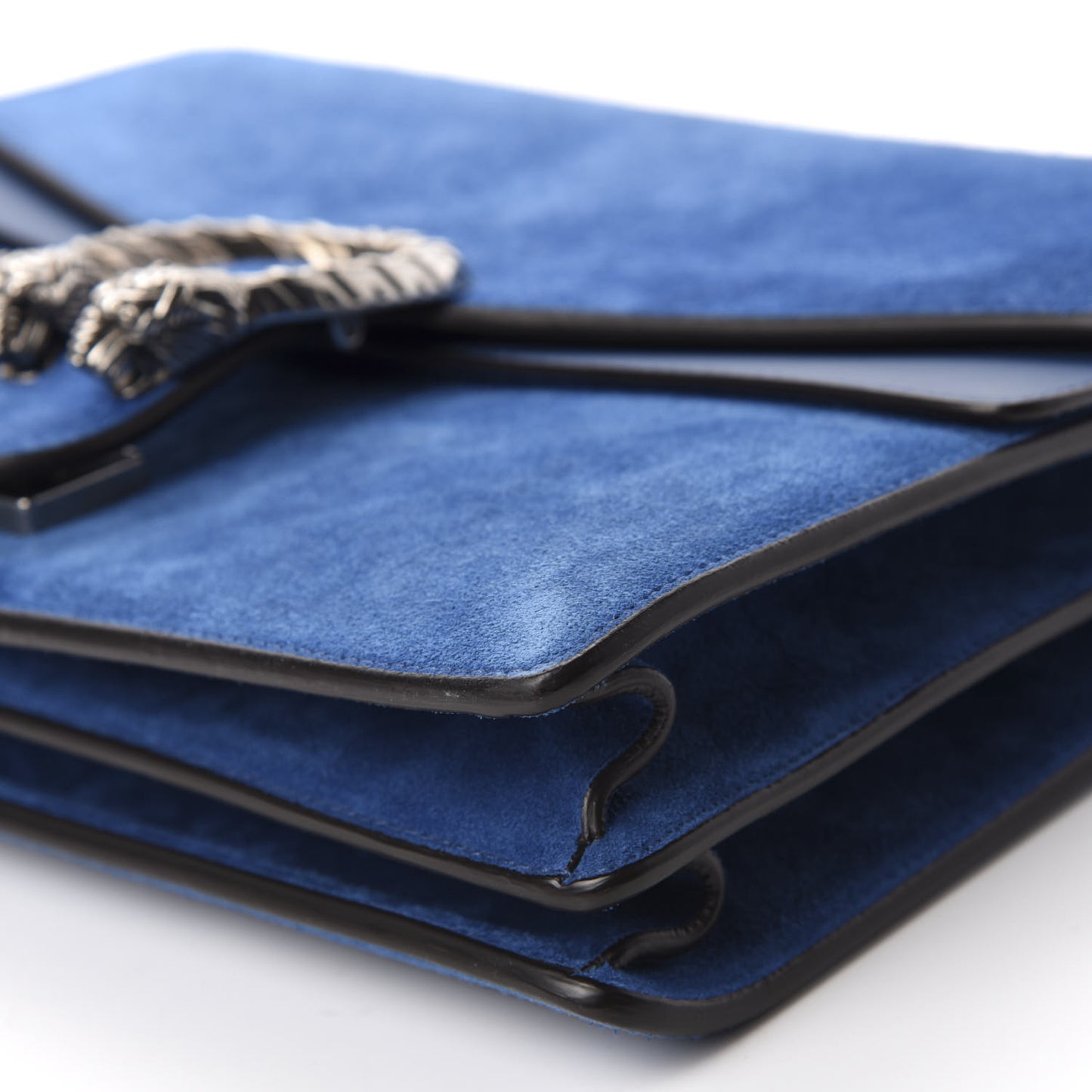 Suede Medium Dionysus Shoulder Bag Blue