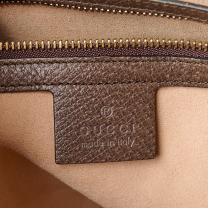 Gucci GG Supreme Monogram Web Medium Ophidia Top Handle Dome Bag Brown 8 of 12